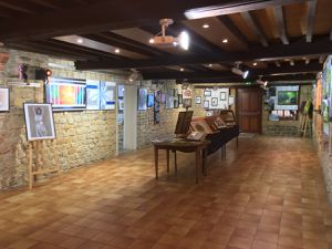 Exposition - Vitrine de Warcq - 2017 - les artistes de l’atelier de Flo