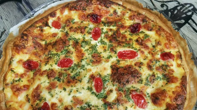 Quiche au jambon et mozzarella 