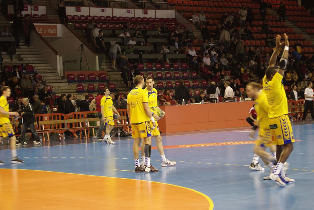 Match de Handball du 30 mars 2012 au Parnasse à Nîmes - Un match sous haute tension...