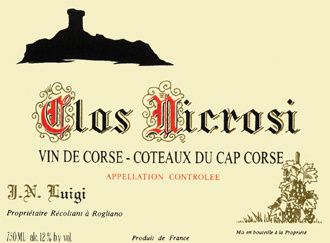 Le Tour De Corse Continu En Passant Par Son Cap: Clos Nicrosi 2008