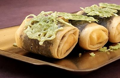 Cigares aux fromages et au saumon fumé 