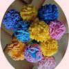 fleurs au crochet de toutes les formes et couleurs