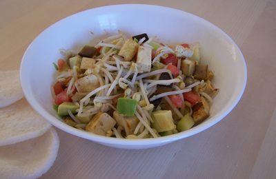 Salade aux saveurs asiatique