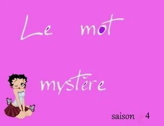 Mot mystère... 21-2025
