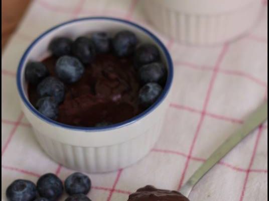 Crème au chocolat et avocat