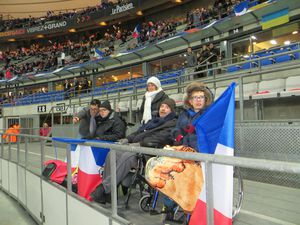 ENTHOUSIASME AU STADE DE FRANCE