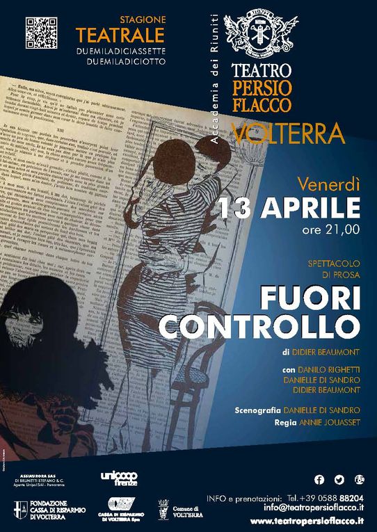 FUORI CONTROLLO - TEATRO PERSIO FLACCO - VOLTERRA - 13 APRILE 2018