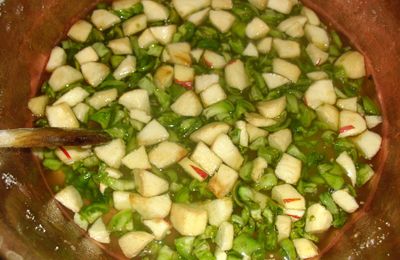 confiture de tomates vertes pomme HE orange