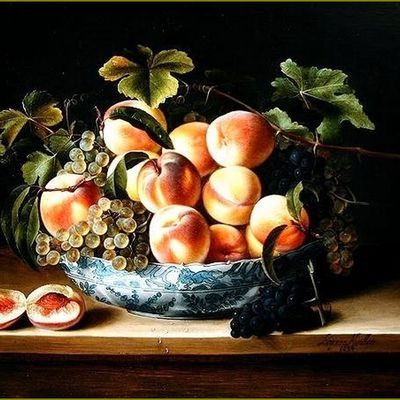 Fruits d'été par les peintres -  Louise Moillon (1610-1696) nature morte et pêches