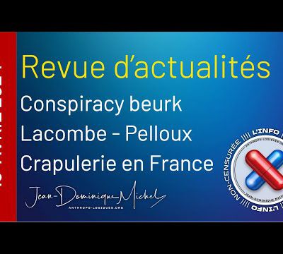 Jean-Dominique Michel : Revue d'actualités 1 - 12 avril 2024