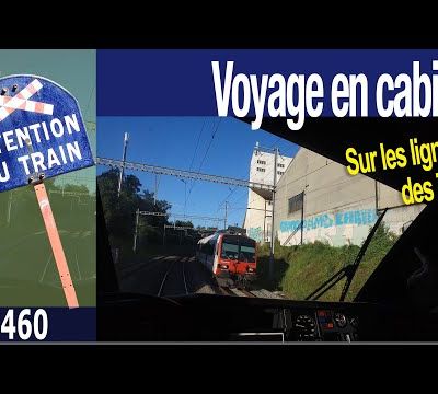 Voyage en cabine sur le réseau des Transports Public Fribourgeois
