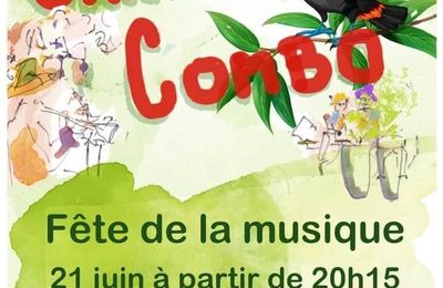 Affiche pour le groupe musical « Canal Combo » (2022)
