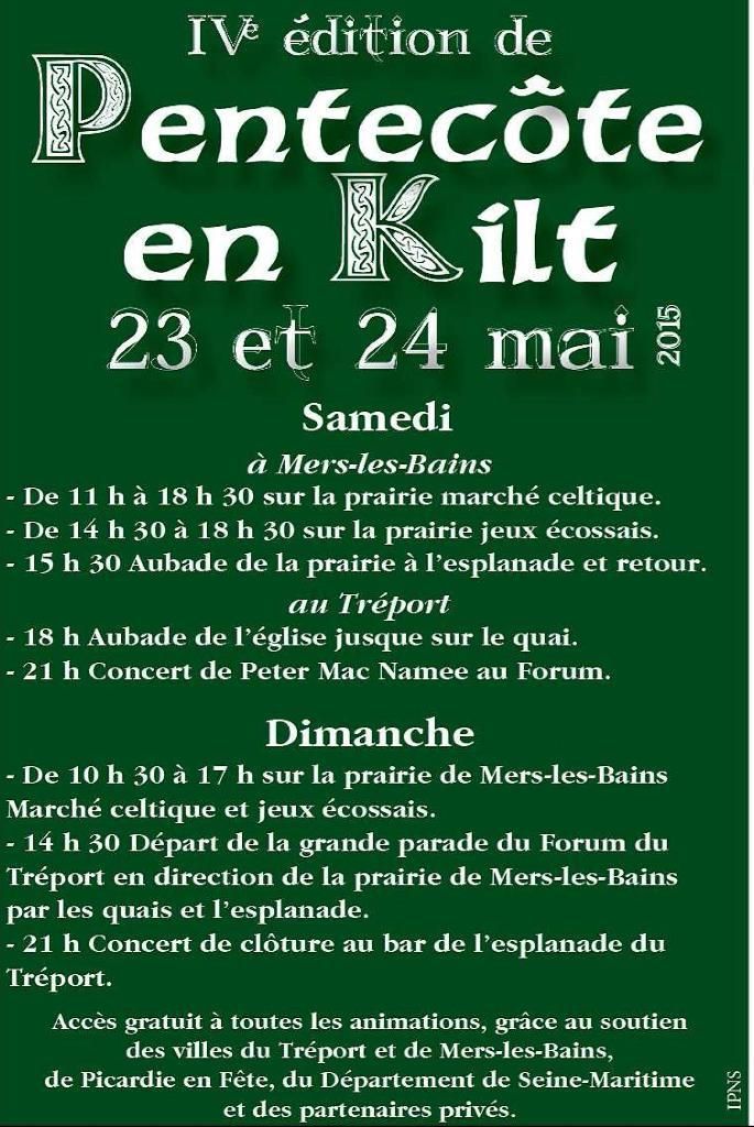 LA PENTECÔTE EN KILT...à MERS LES BAINS...