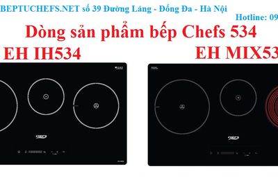 Bếp Chefs 534 có mặt kính chống xước cao cấp