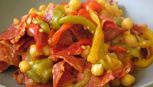 Peperonata au chorizo