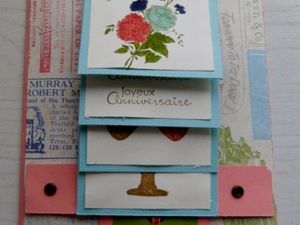 Carte Anniversaire Sylvie Audelescrap Overblog Com