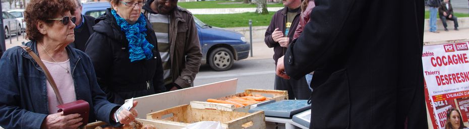 Agriculture : les communistes eurois organisent une rencontre avec les habitants des quartiers autour d'un marché solidaire