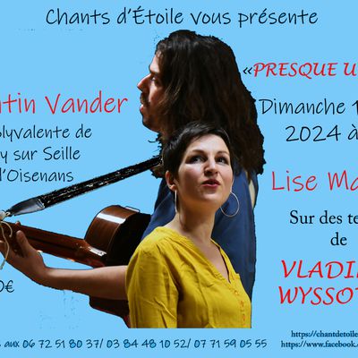 Lise Martin et Valentin Vander (Presque un cri)