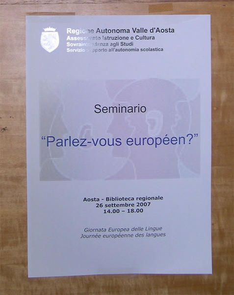 <p>Journ&eacute;e europ&eacute;enne des langues 2007</p>