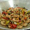 CREVETTES AU WOK  POIS GOURMANDS