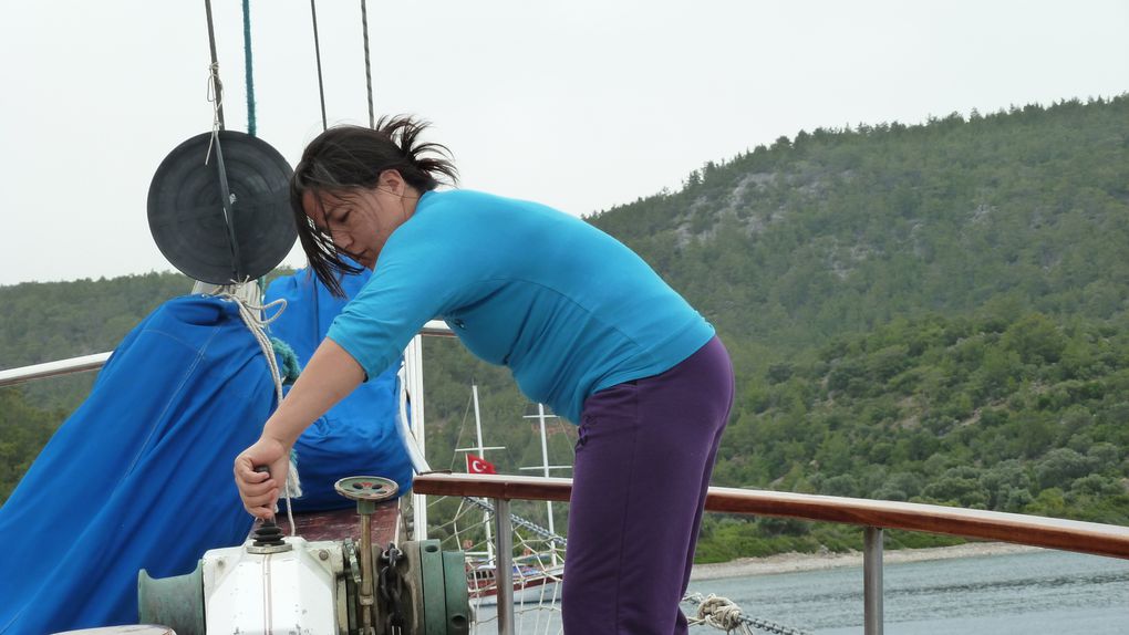 CROISIERE ENTRE AMIS DE BORDEAUX A BODRUM - TURQUIE - GOLFE DE BODRUM SUR BATEAU "ONAT"