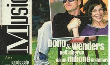 U2 (bono) Wim Wenders cover MUSICA 2000