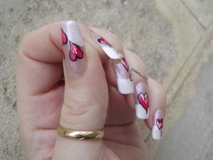 Nail Art Saint Valentin