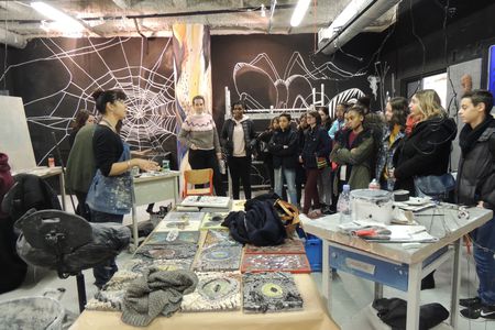 Visite des Ecoles Boulle, Duperré, Estienne et l'Ensaama par les élèves du programme en Ecole d'arts appliqués