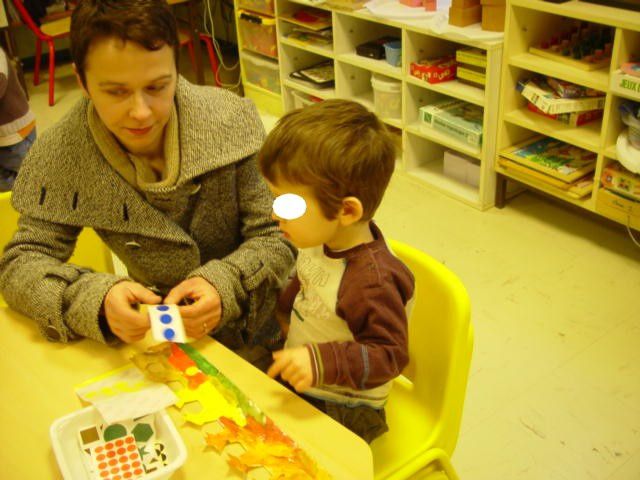 nous sommes allez rendre visite a la classe des moyens de Mme Joly.