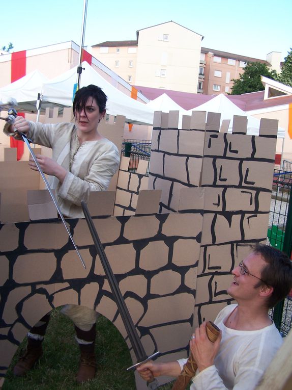 Une petite anim' sympa pour une fête de quartier à Villefontaine...