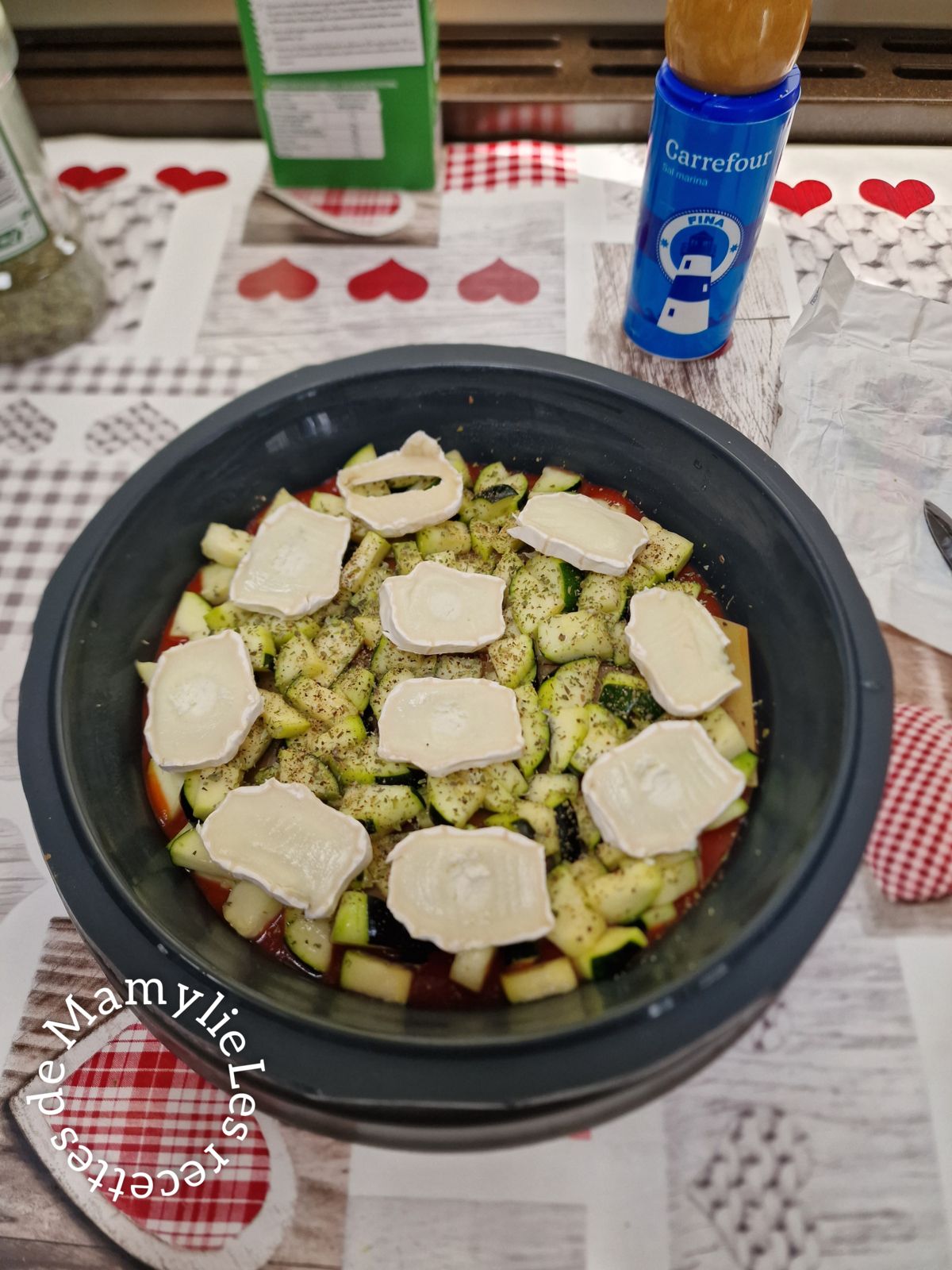 Lasagnes aux courgettes et au chèvre (Pop 32)