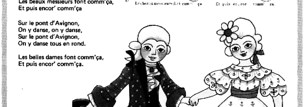 Comptine : karaoké de Sur le pont d'Avignon