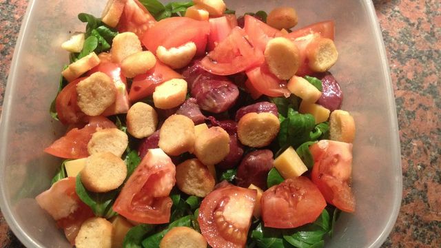 Salade gourmande de gésiers
