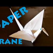 How to Make a Paper Crane - Origami