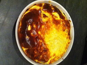 Quiche saumon et champignons de Paris Dukan