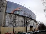 Grand Palais, bâche publicitaire Air France sur un monument historique, pollution visuelle?