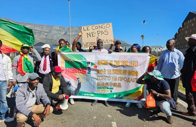 Marche patriotique à Cap Town pour protester contre la cession des terres congolaises aux Rwandais