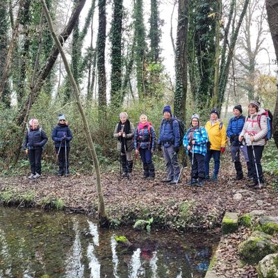 Rando du jeudi 4 décembre, FARAMANS & environ avec les images de MARTINE, CHRISTINE & BARBARA.
