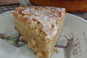 ◇ Gâteau fondant amandes et noix de coco à la vanille ◇