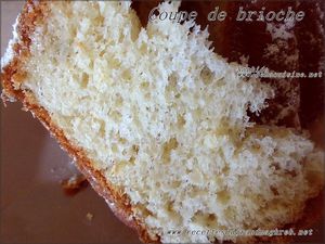 Brioche aux flocons de neige