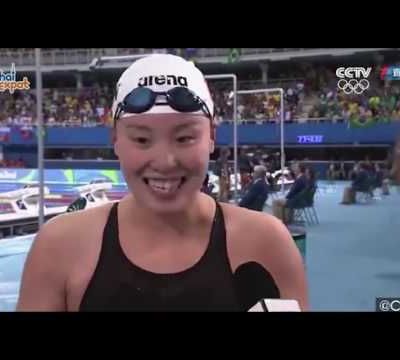 Fu Yuanhui est contente...nous aussi !