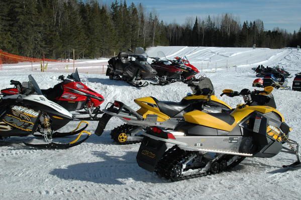 Ma première virée en skidoo ! trop fun !!!!