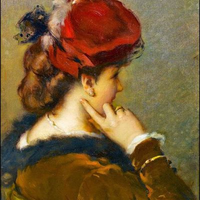 Femmes à chapeau par les grands peintres (288)