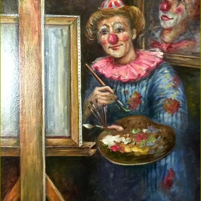 Clowns en peinture -  Jean Baptiste Fournier