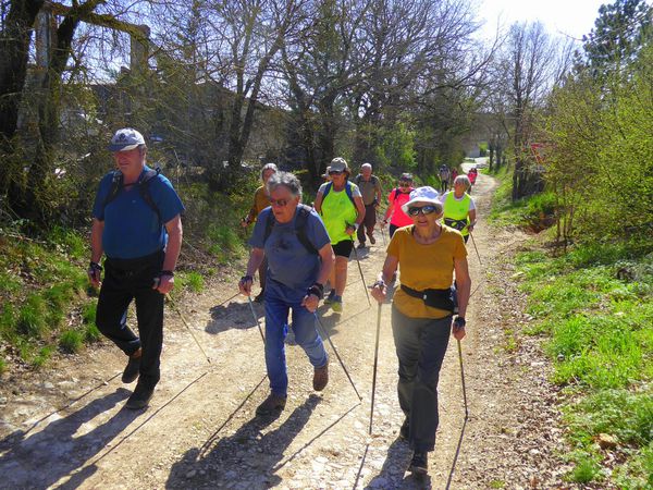 PLATEAU D'ESPERE, le 22 mars, en marche douce