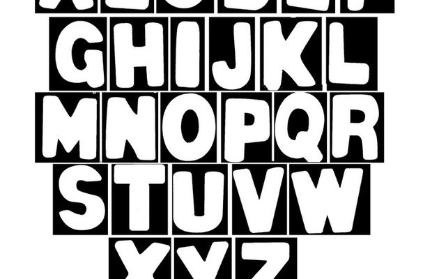 Alphabet, lettres mobiles