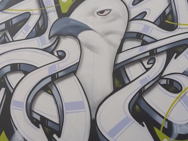 Douze graffeurs ont animé un atelier sur l’esplanade à l’initiative de la municipalité.
