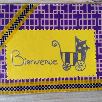 Scrap et carte pour cadeau de naissance 