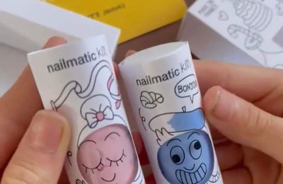 Créez votre coffret à composer avec 2 vernis Nailmatic pour enfants