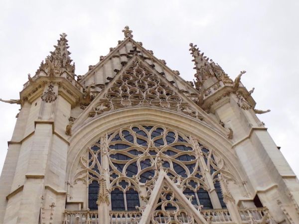 Détails exttériels de la Sainte Chapelle de Vincennes